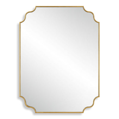 Lennyn Mirror - antiqued gold leaf frame