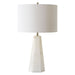 Cream Marble Hexagon Accent Lamp - table lamp