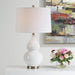 White Gourd Ceramic Table Lamp - table lamp
