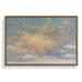 Take Me Higher Framed Canvas - vibrant sky canvas in light walnut veneer frame