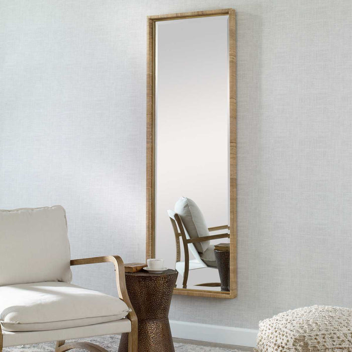 Paradise Mirror - gold finish and iron