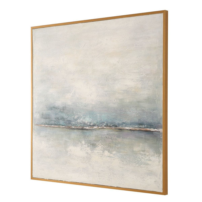 Foggy Morning Hand Painted Canvas - Wall Art
