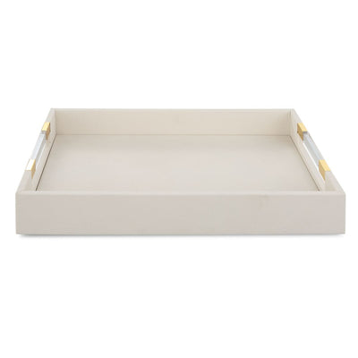 Wessex Tray, White - decorative object