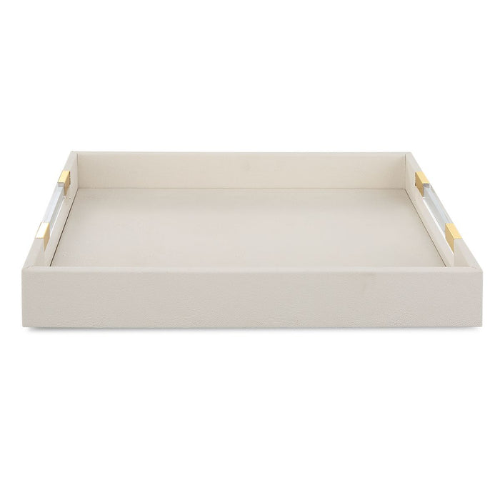 Wessex Tray, White - decorative object