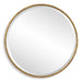 Sutton Round Mirror - gold finish