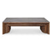 Vail Coffee Table - reclaimed elm wood with concrete