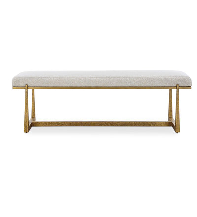 Midas Bench, Gold - iron and wood and gold finish