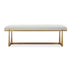 Midas Bench, Gold - iron and wood and gold finish
