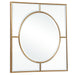 Stanford Square Mirror - gold finish