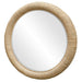 Mariner Round Mirror, Natural - rattan