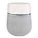 Mulvane Garden Stool - ceramic and white