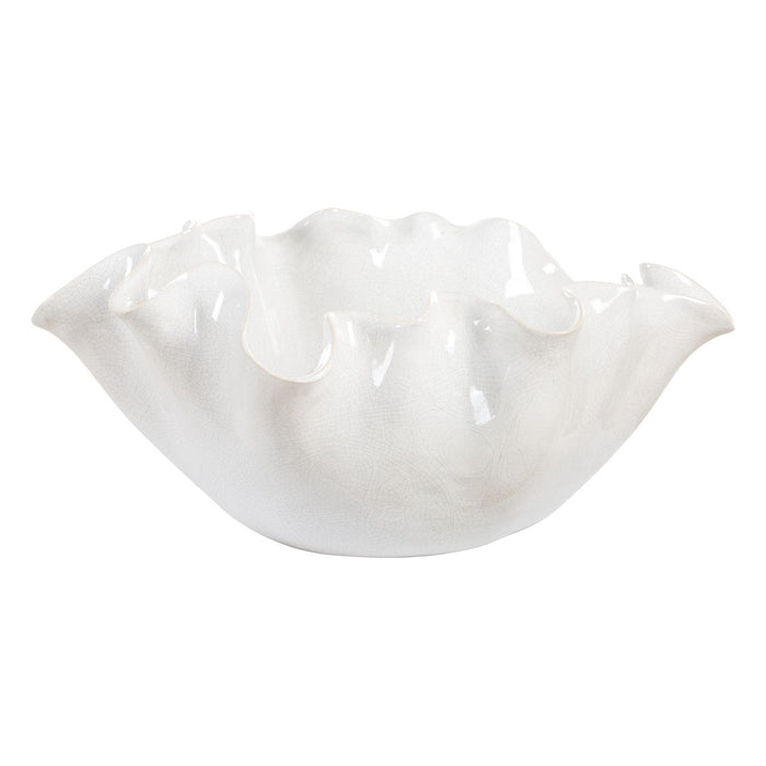 Ruffle Bloom Bowl - decorative object