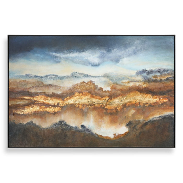 Valley Of Light Hand Painted Canvas - Wall Art