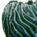 Veridian Ridge Indoor-Outdoor Vases, S/2 - ceramic vases with green and blue glaze
