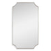 Lennox Mirror, Brass - brass and stainless steel