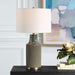 Bluish Green Ceramic Table Lamp - table lamp