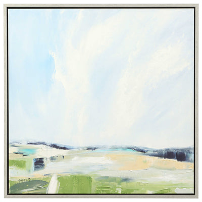 Glory Revealed Blue Coastal Wall Art - rustic modern