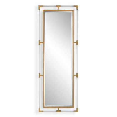 Balkan Tall Mirror, Gold - gold finish and iron