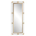 Balkan Tall Mirror, Gold - gold finish and iron