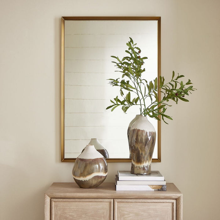 Heisler Mirror - brass and stainless steel