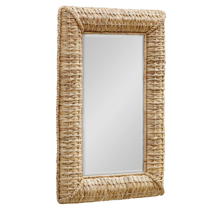 Twisted Seagrass Rectangle Mirror - seagrass