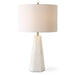 Cream Marble Hexagon Accent Lamp - table lamp