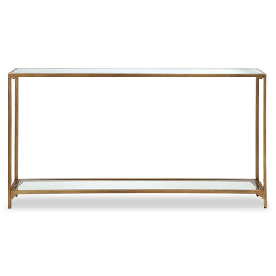 Console Table (Gold/Mirrored) - accent table