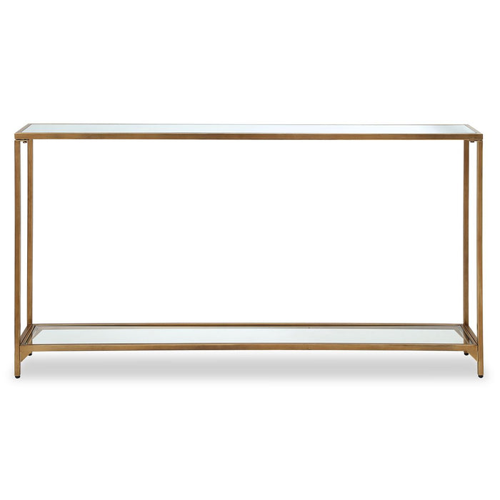 Console Table (Gold/Mirrored) - accent table
