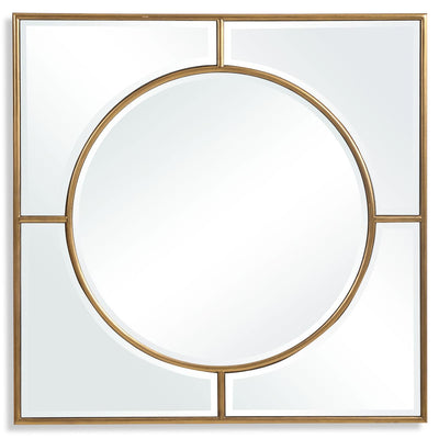 Stanford Square Mirror - gold finish