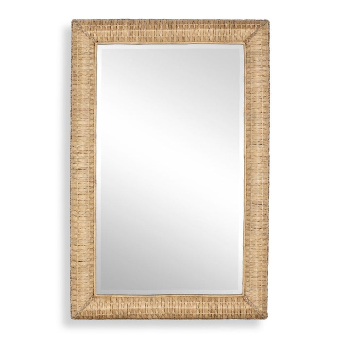 Twisted Seagrass Large Mirror - natural seagrass