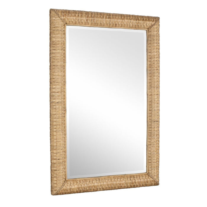 Twisted Seagrass Large Mirror - natural seagrass