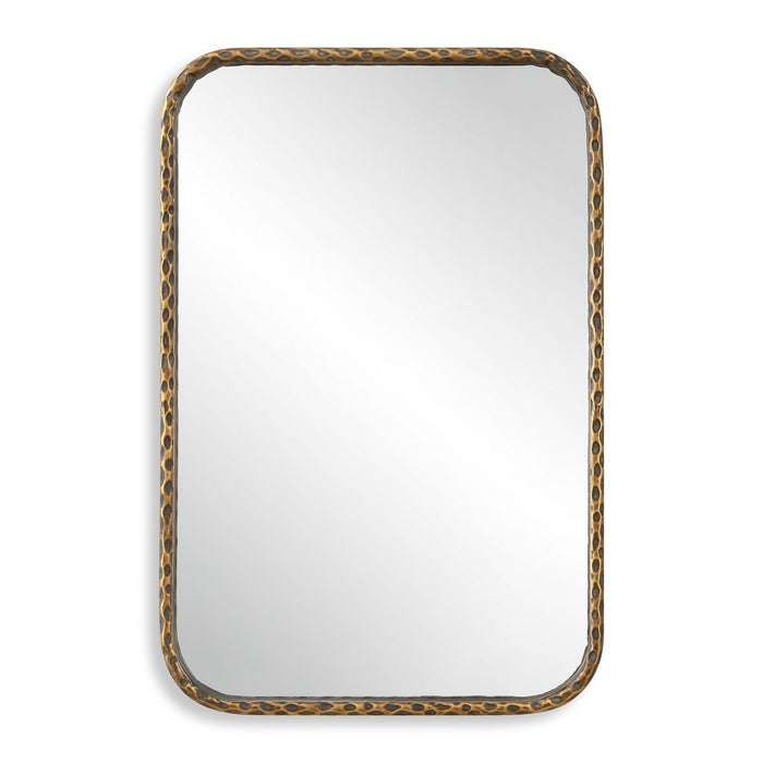 A Little Knotty Vanity Mirror - bronze and iron