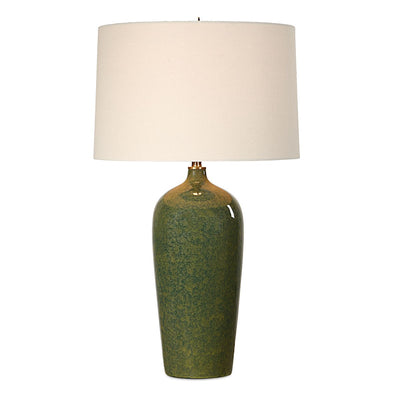 Emerald Green Ceramic Table Lamp - table lamp