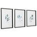 Simple Sage Framed Prints, S/3 - Wall Art