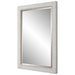 Cape Mirror Whitewashed - rattan and oak wood