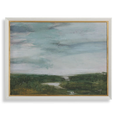 The Path Of The Water Framed Print - Wall Art