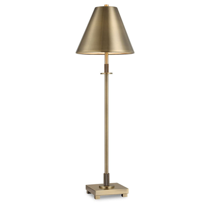 Antique Brass Buffet Lamp - table lamp
