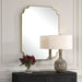 Lennyn Mirror - antiqued gold leaf frame