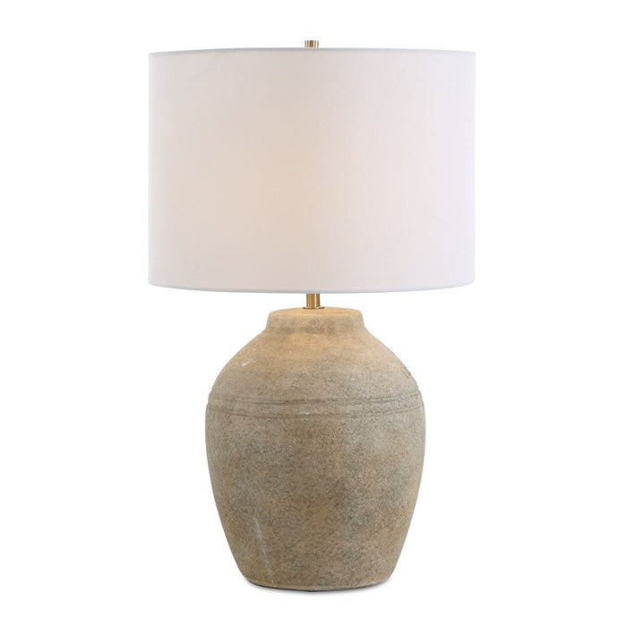 Neutral Earth Tones Organic Table Lamp - table lamp
