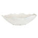 Obscura Indoor-Outdoor Bowl Warm White - sculptured cast aluminum bowl with warm white finish
