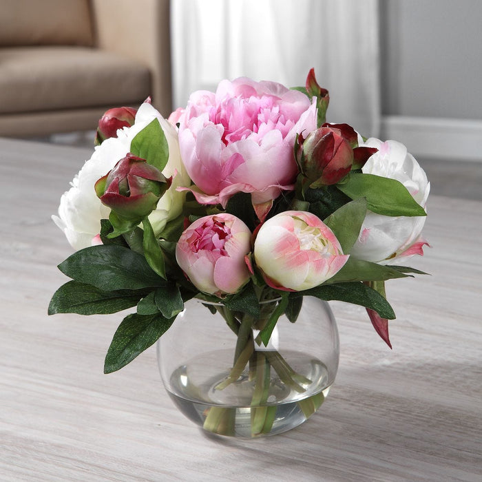 Blaire Peony Bouquet - decorative object