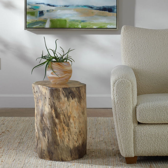 Habitat Accent Stool, Natural - tamarind wood and natural finish