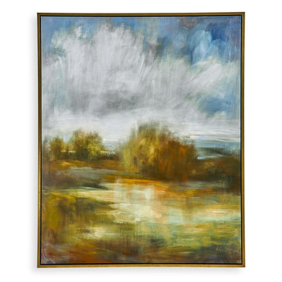 John's Field Framed Canvas - Wall Art