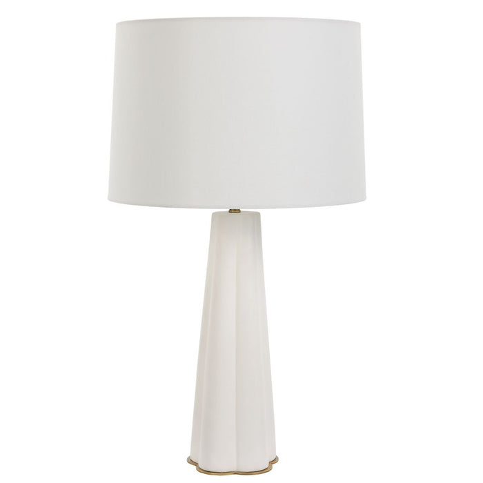White Clover Ceramic Table Lamp - table lamp