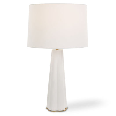 White Clover Ceramic Table Lamp - table lamp