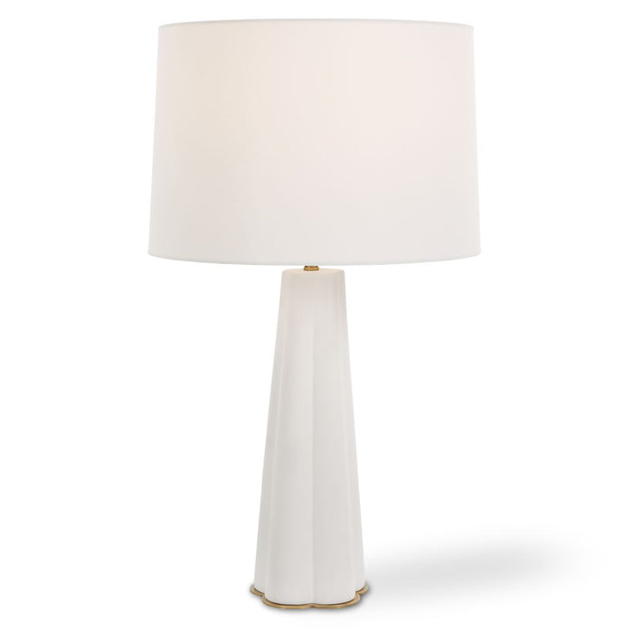 White Clover Ceramic Table Lamp - table lamp