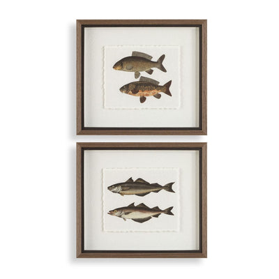 The Catch Framed Prints, S/2 - Wall Art