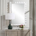 Haya Mirror, White - decorative frame