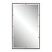 Egon Mirror Bronze - bronze iron frame with gold clips