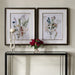 Delicate Flowers Framed Prints, S/2 - Wall Art